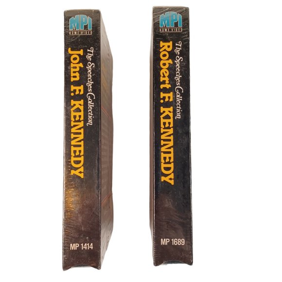 Speeches of John F Kennedy and Robert F Kennedy 2 VHS Tapes New Sealed Vtg 1990 - Picture 6 of 7